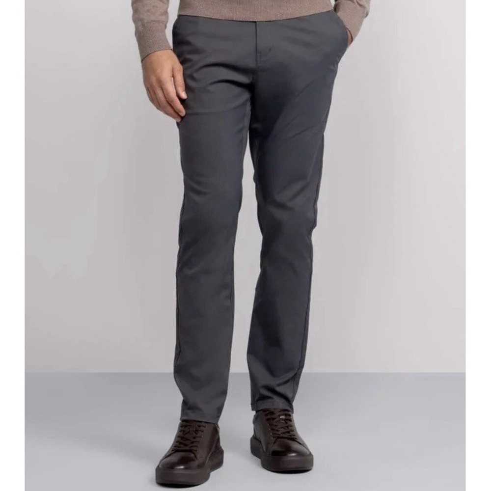 Jack Archer Mens Jetsetter‎ Slim Fit Tech Pants Size 38 Charcoal Stretch Chino
